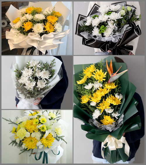 广东汕尾市陆丰市甲西镇范袁村白事花束代送